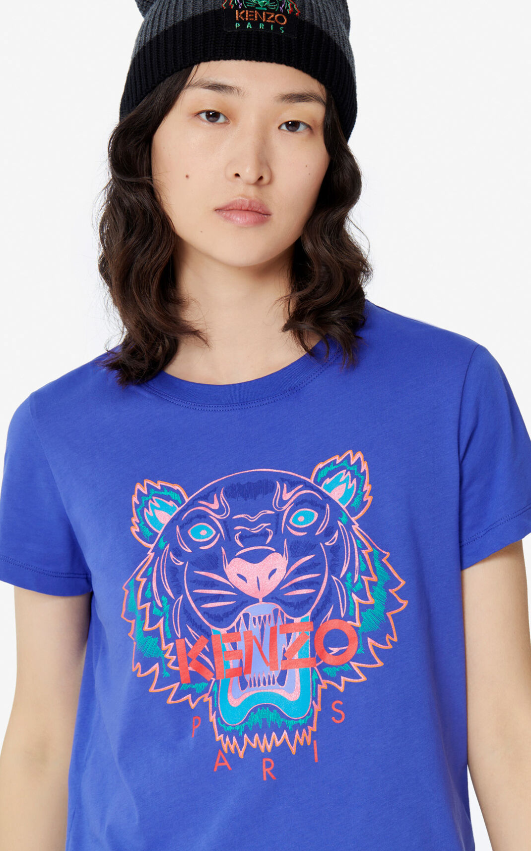 Camisetas Kenzo Tiger Mujer Moradas - SKU.6950391